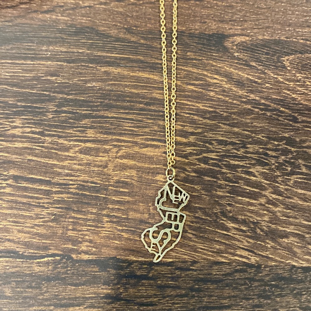 New Jersey NJ Necklace